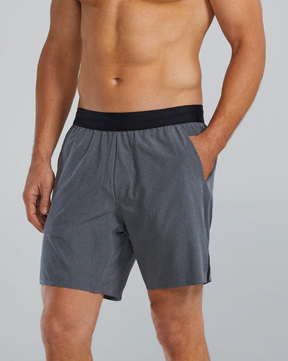  TYR Hydrosphereª Men's Lined 7" Unbroken Shorts - Solid