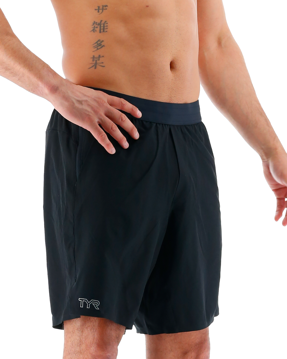  TYR Hydrosphereª Men's Lined 9" Unbroken Shorts - Solid
