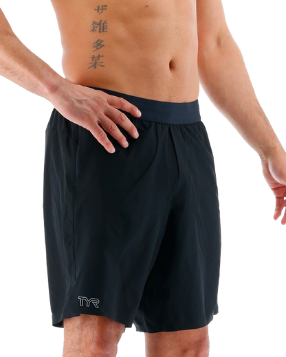  TYR Hydrosphereª Men's Lined 9" Unbroken Shorts - Solid