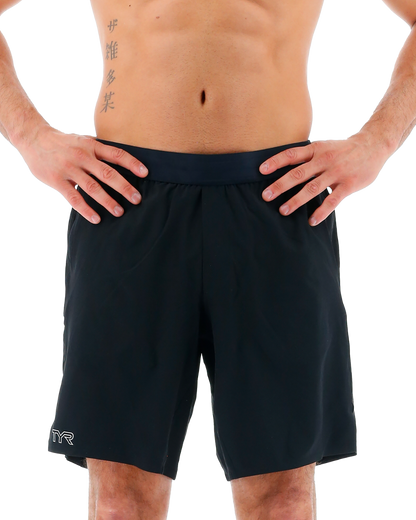  TYR Hydrosphereª Men's Lined 9" Unbroken Shorts - Solid
