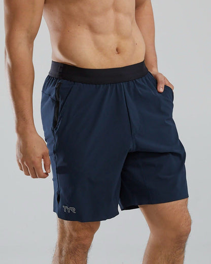  TYR Hydrosphereª Men's Lined 9" Unbroken Shorts - Solid