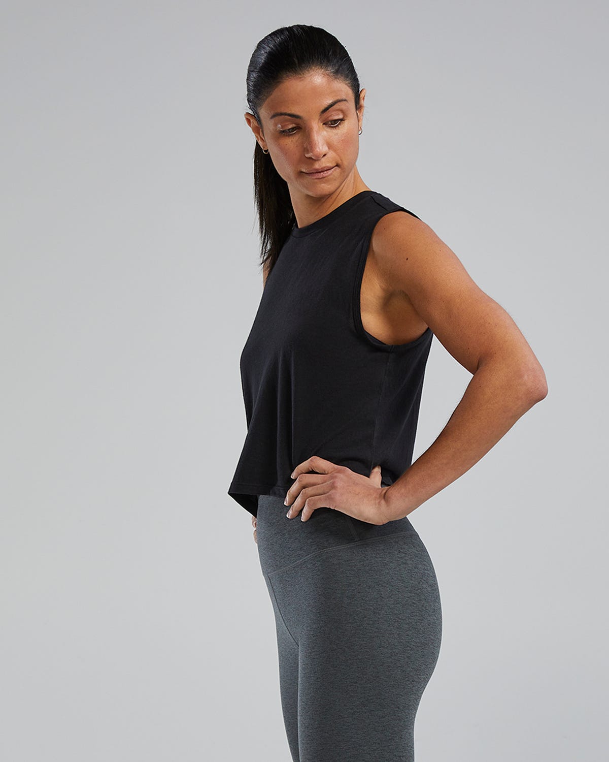  TYR Women's Triblend Cropped Tank