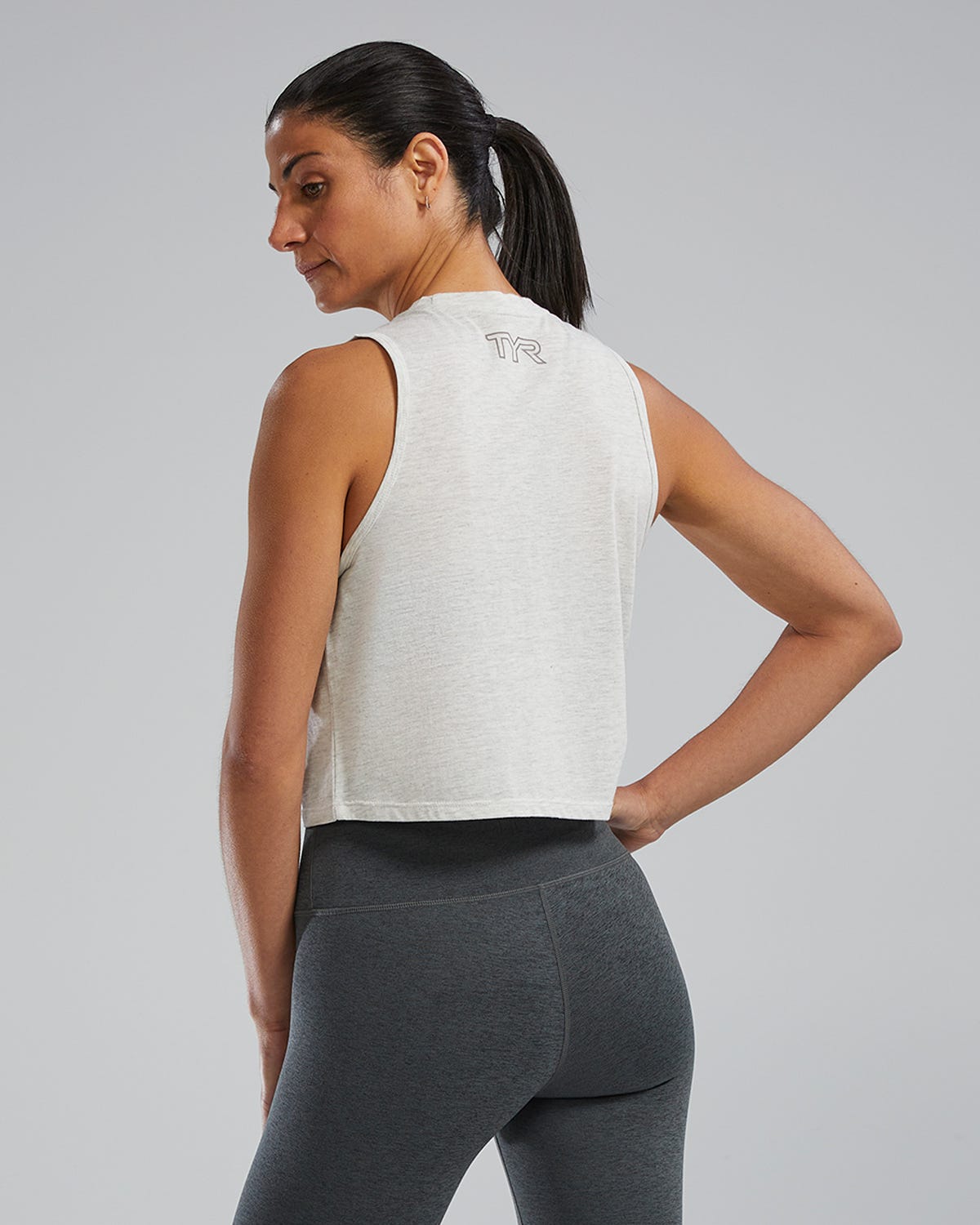  TYR Women's Triblend Cropped Tank