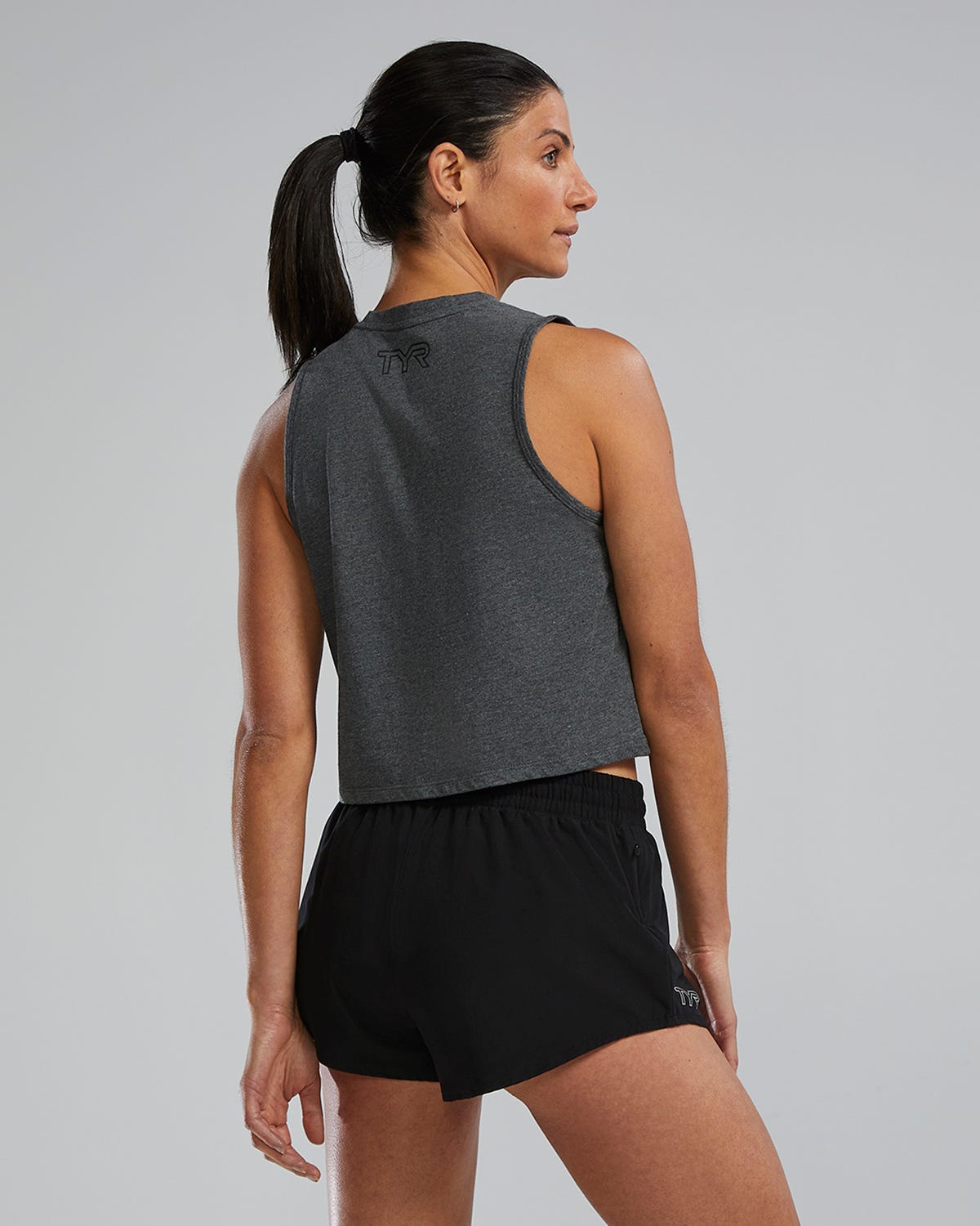  TYR Women's Triblend Cropped Tank