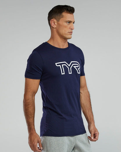  TYR Unisex Ultrasoft Lightweight Tri Blend Tech Tee - Big Logo