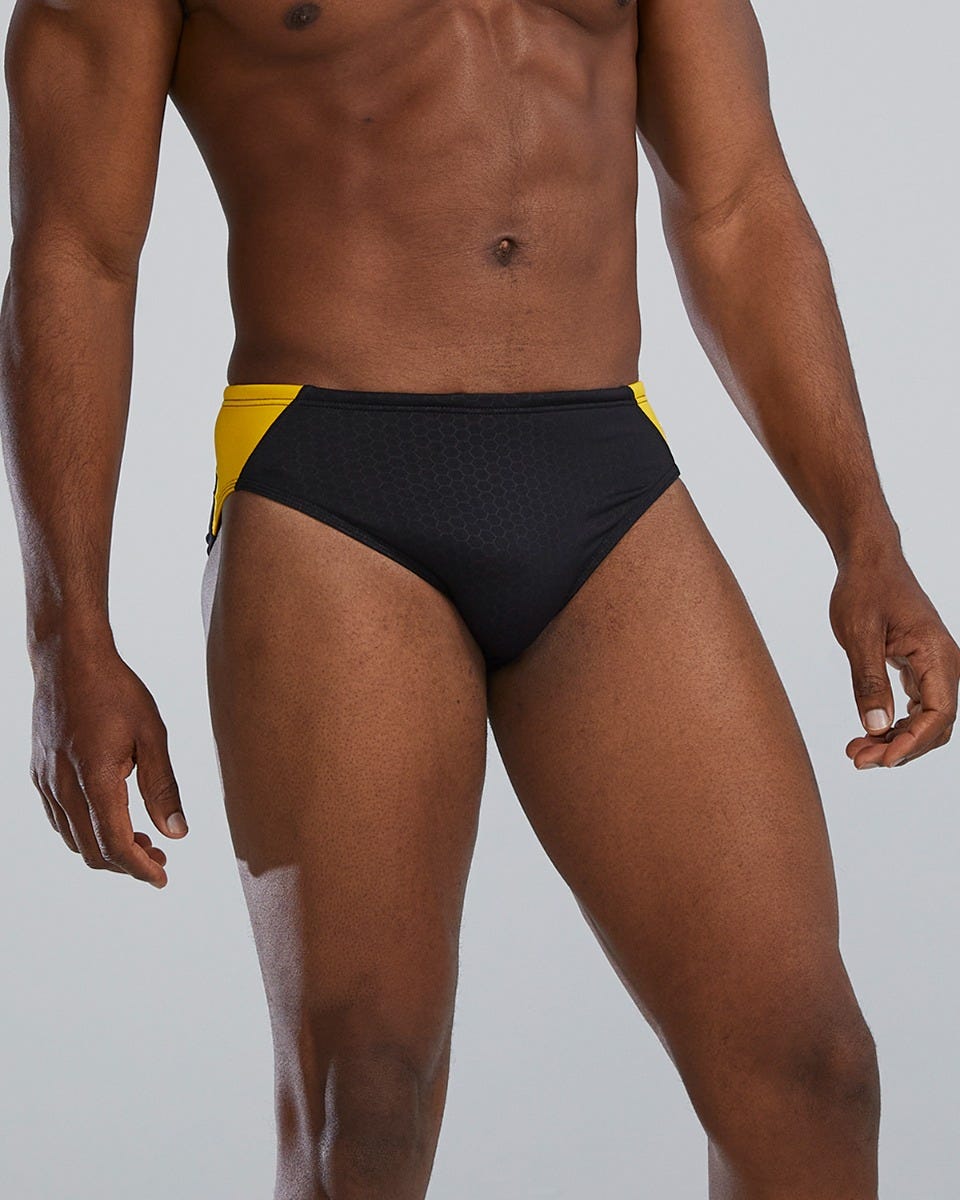  TYR Durafast Elite® Men's Blade Splice Brief Swimsuit - Hexa