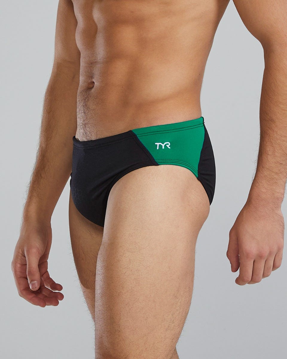  TYR Durafast Elite® Men's Blade Splice Brief Swimsuit - Hexa