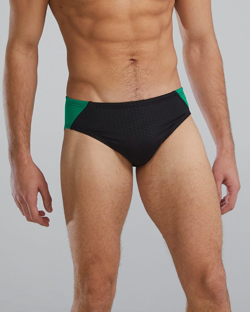  TYR Durafast Elite® Men's Blade Splice Brief Swimsuit - Hexa