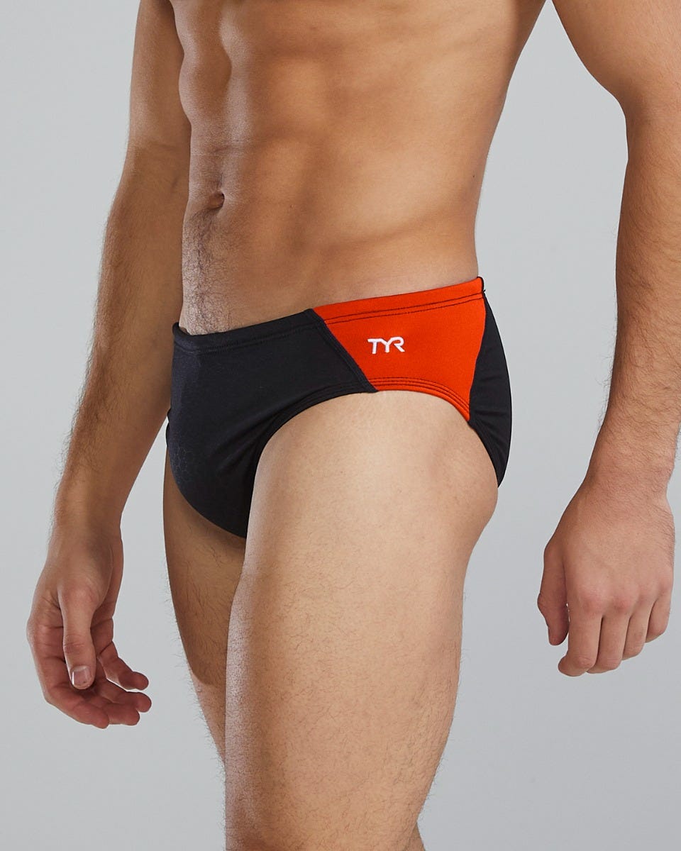 TYR Durafast Elite® Men's Blade Splice Brief Swimsuit - Hexa
