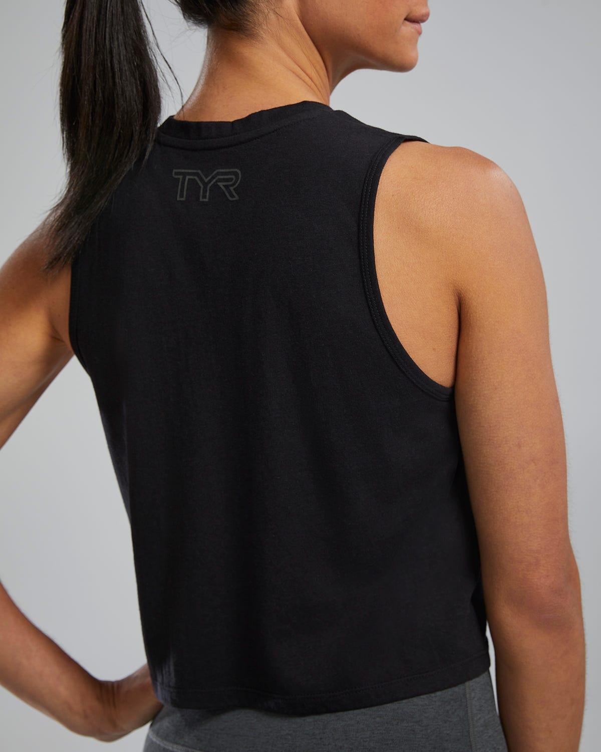  TYR Women's Triblend Cropped Tank