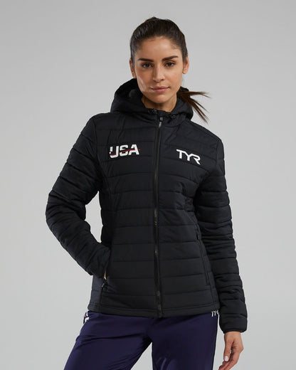  TYR Women's Hydrosphere™ Mission Puffer Jacket - USA