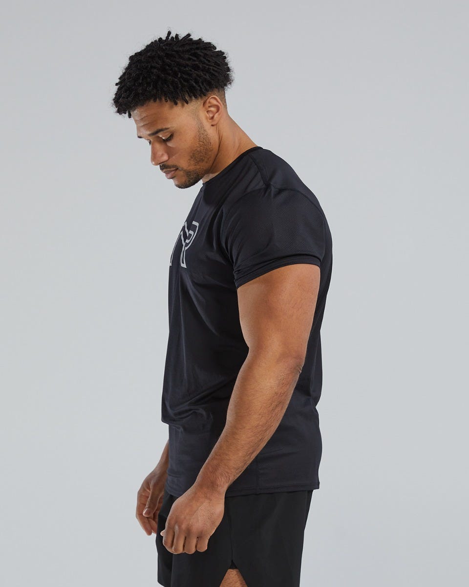  TYR Airtec™ Men's Big Logo Tee - Solid / Heather