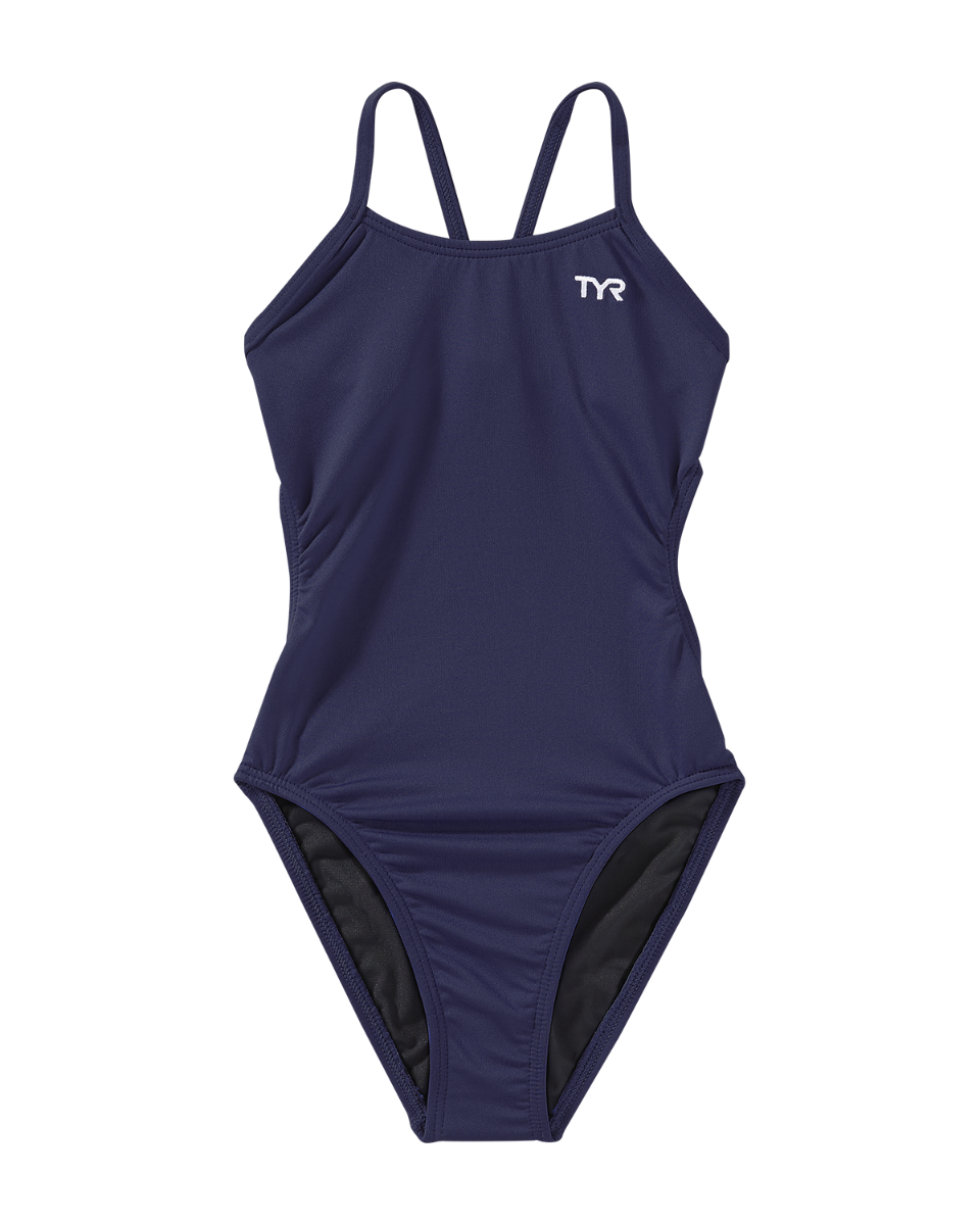  TYR Durafast Elite® Girls' Cutoutfit Swimsuit - Solid