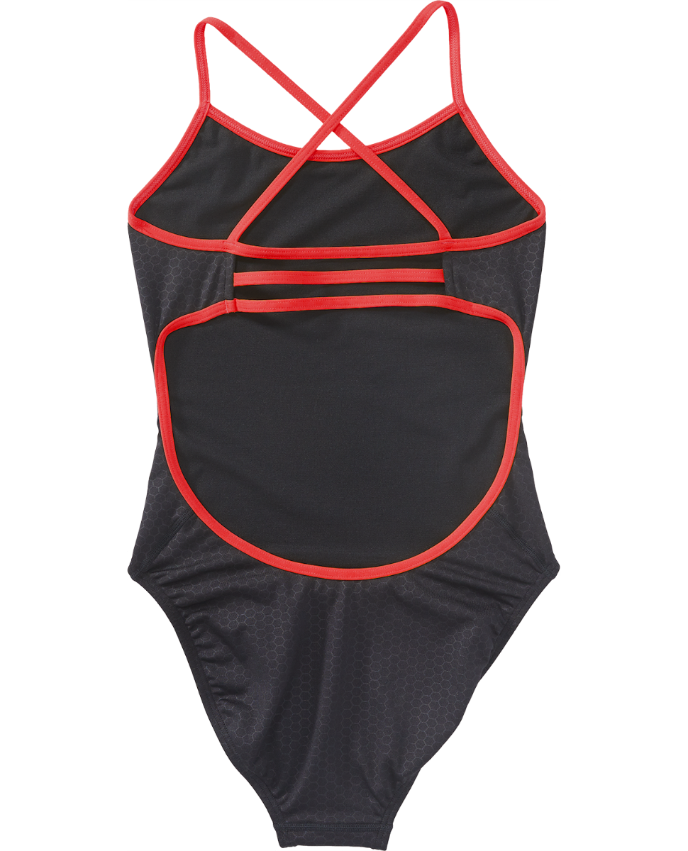  TYR Girls' Trinityfit Swimsuit - Hexa
