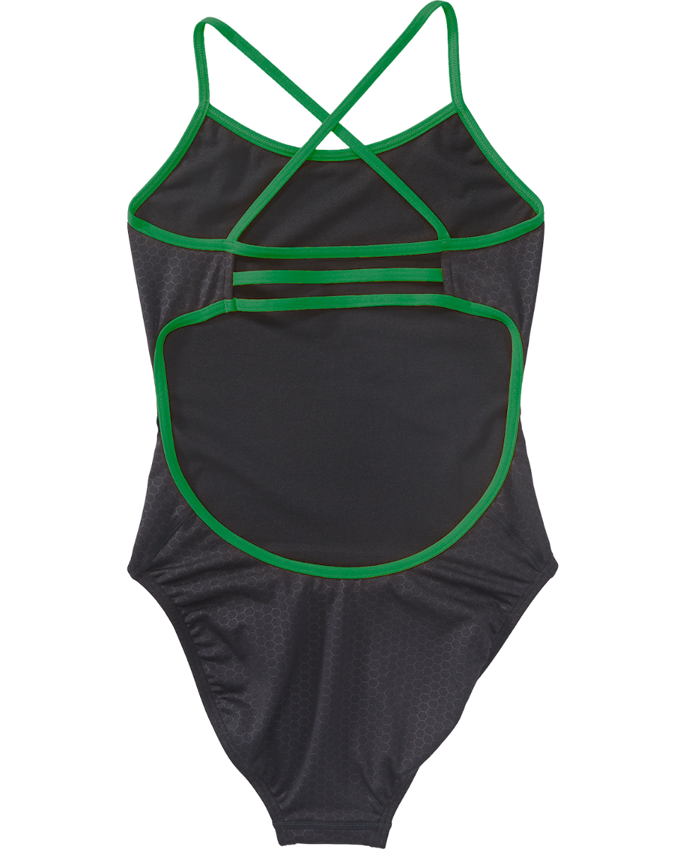  TYR Girls' Trinityfit Swimsuit - Hexa