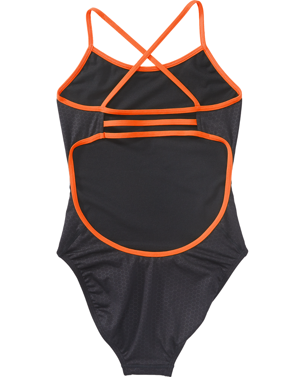  TYR Girls' Trinityfit Swimsuit - Hexa