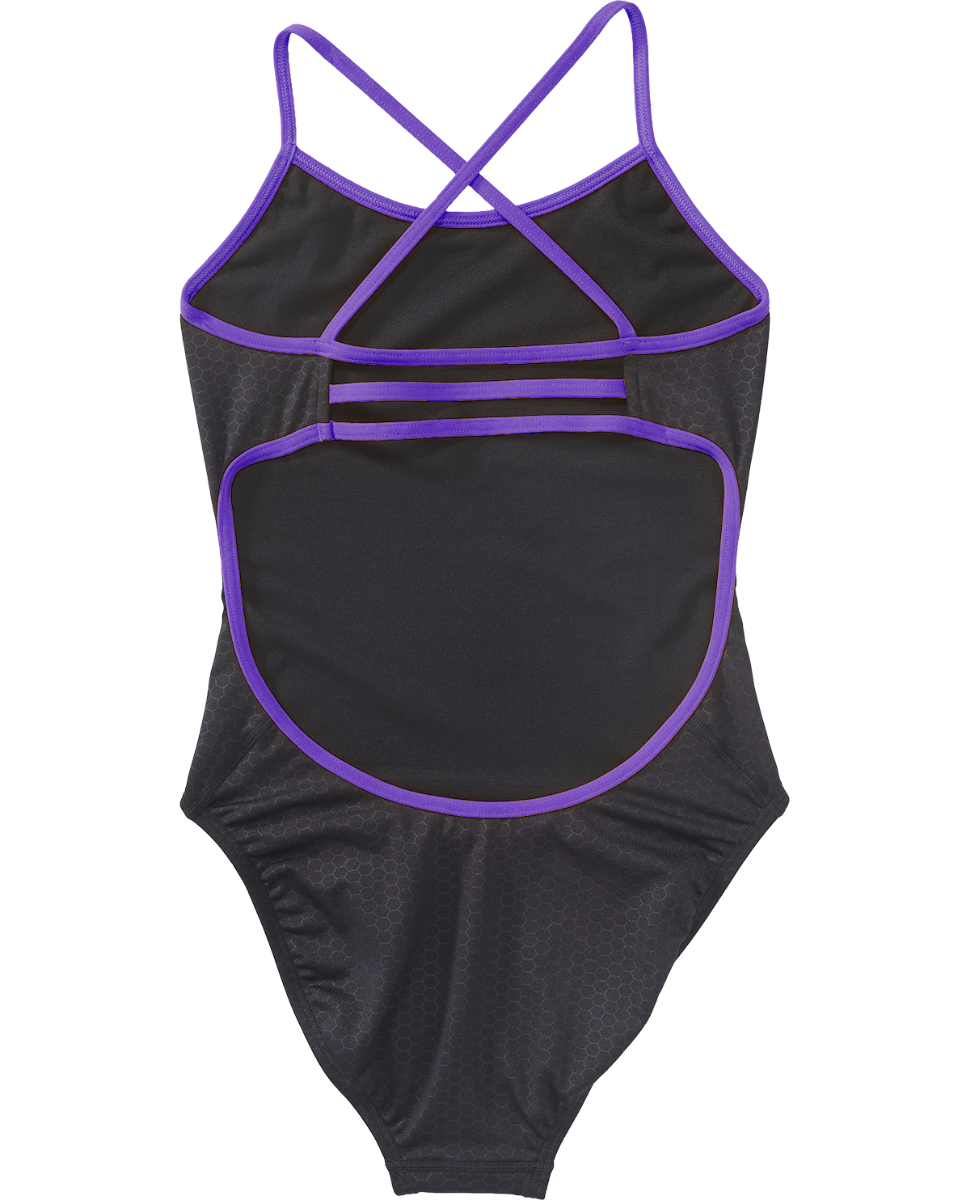  TYR Girls' Trinityfit Swimsuit - Hexa