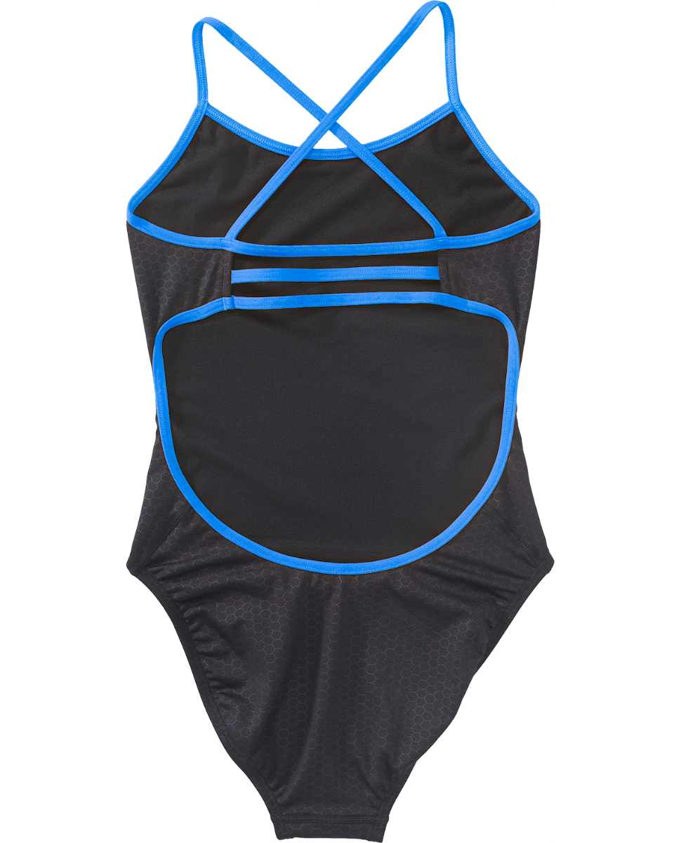  TYR Girls' Trinityfit Swimsuit - Hexa