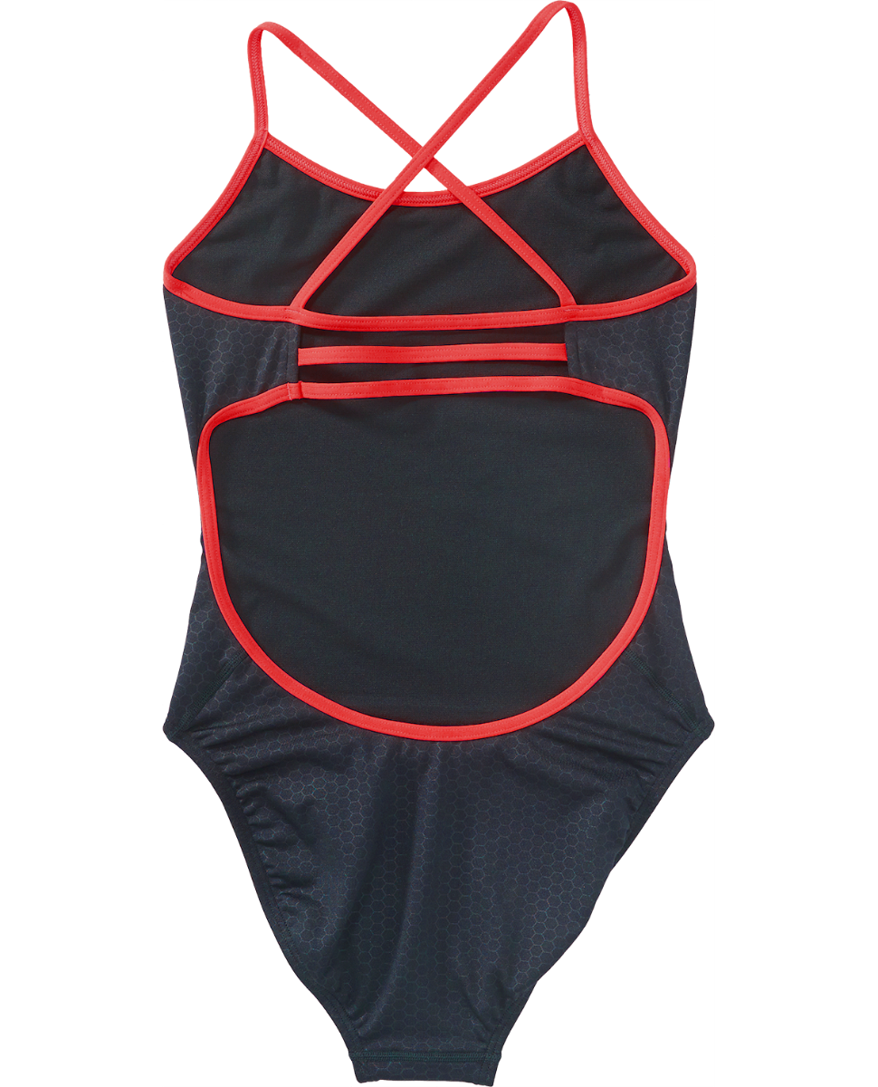  TYR Girls' Trinityfit Swimsuit - Hexa