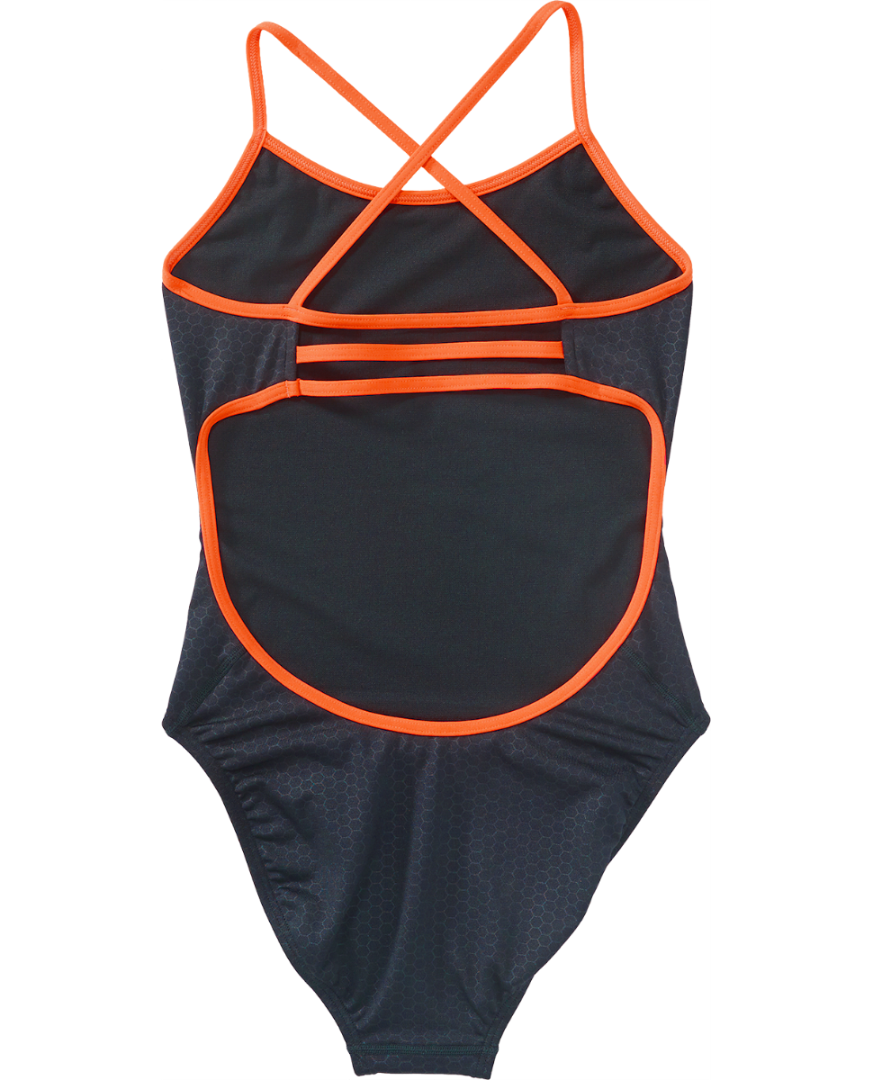  TYR Girls' Trinityfit Swimsuit - Hexa
