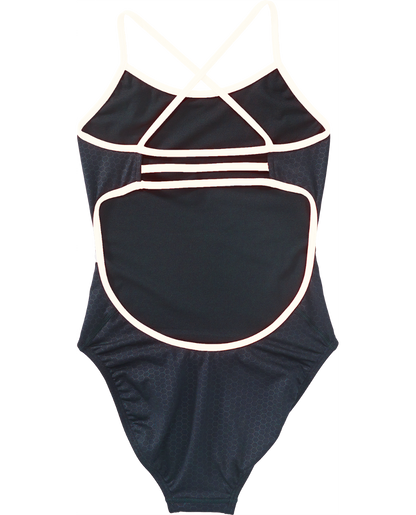  TYR Girls' Trinityfit Swimsuit - Hexa