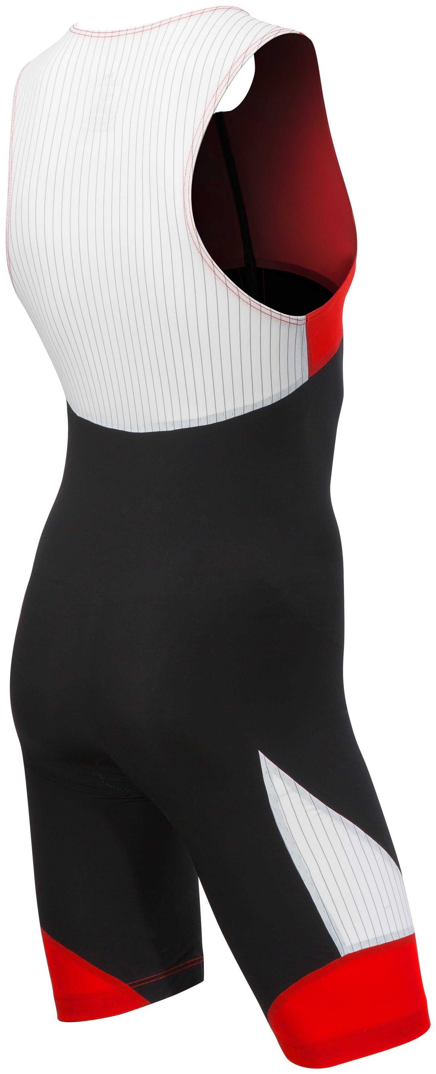 TYR Men's Padded Front-Zip Tri-Suit - Carbon
