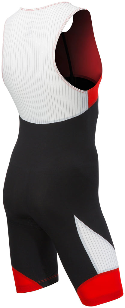 TYR Men's Padded Front-Zip Tri-Suit - Carbon