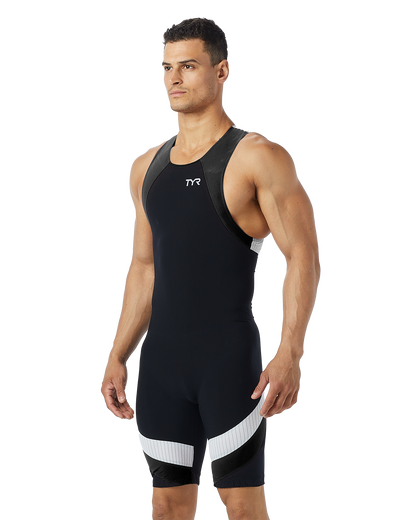  TYR Men's Zip-Back Tri-Suit - Carbon