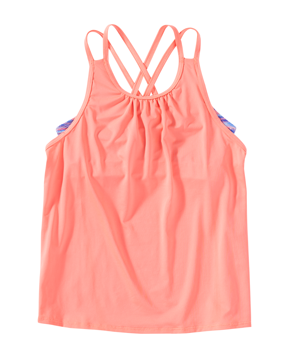  TYR Durafast Lite® Girls' Olivia 2-in-1 Tank - Parachute