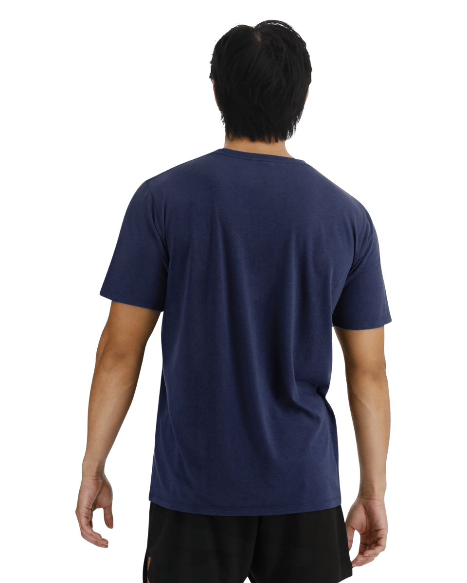  TYR UltraSoft Men's Big Logo Tri-Blend Tech Tee