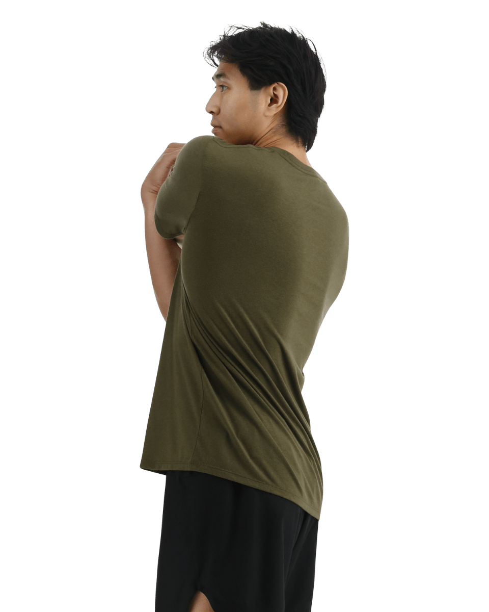  TYR UltraSoft Men's Big Logo Tri-Blend Tech Tee